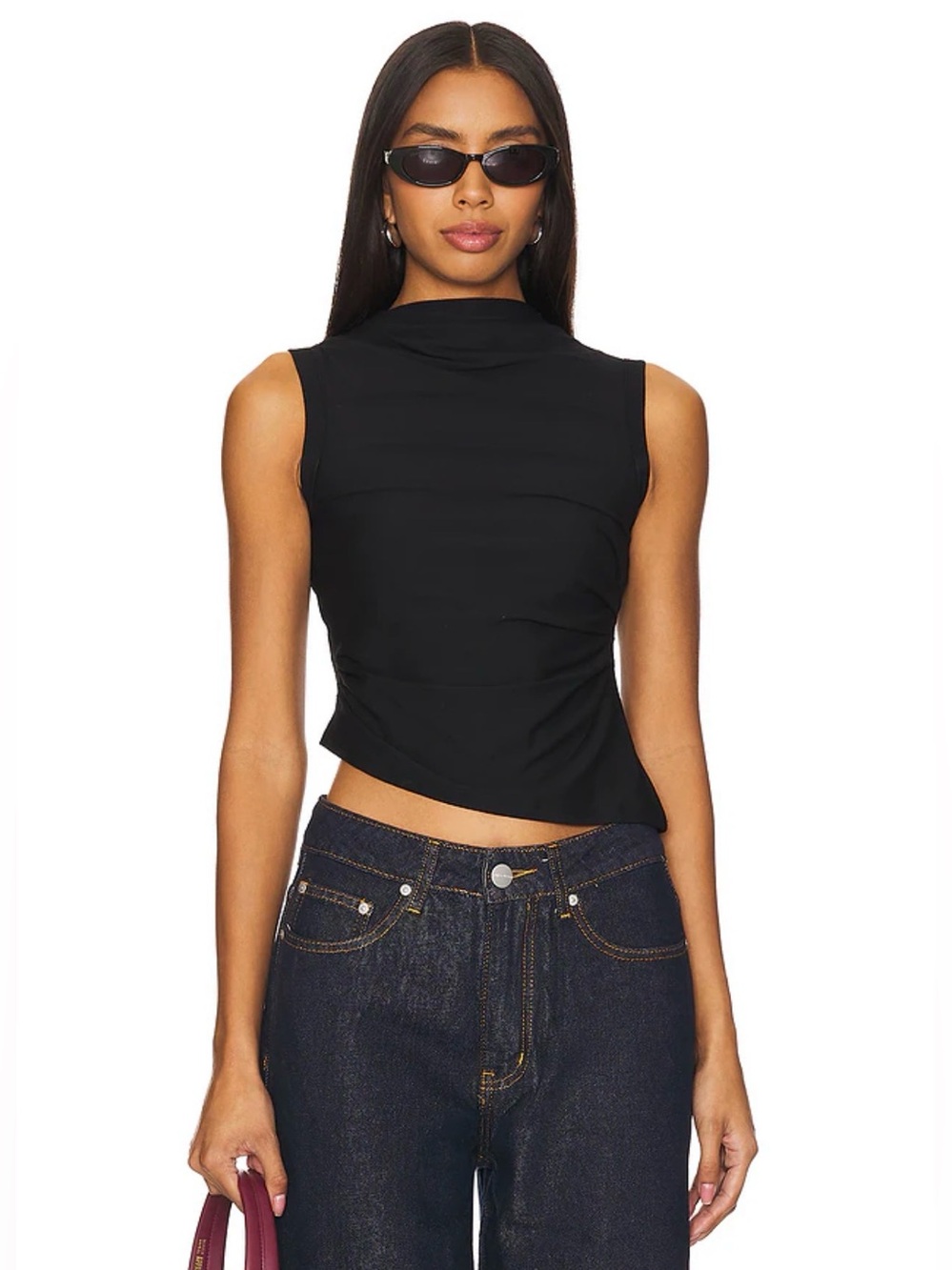$86 The LINE by K SELMA ARCHITECTUAL TOP PALOMA WOOL LISA SAYS GAH CULT GAIA
